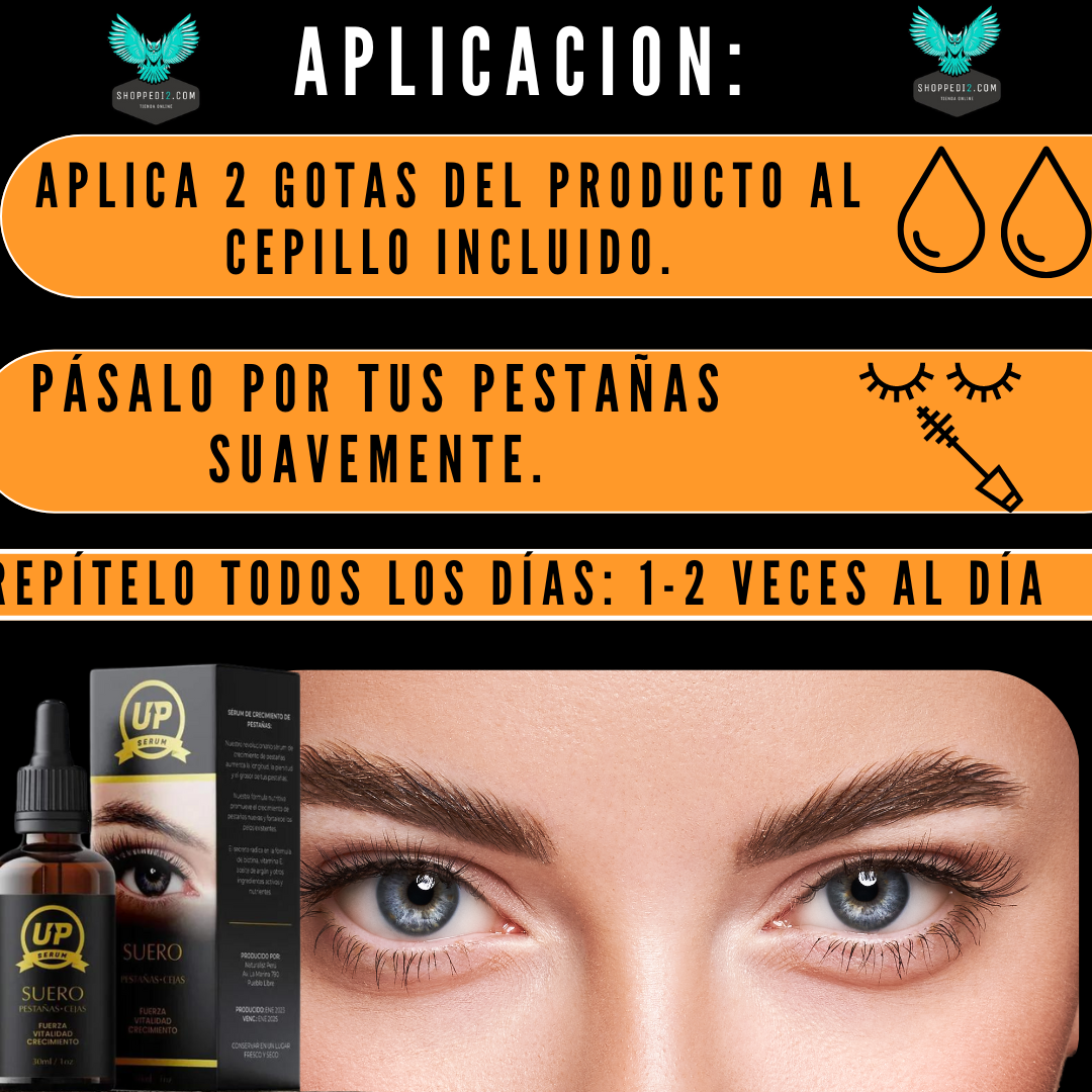 Serum UP fortalecedor de pestañas y Cejas - 30ml