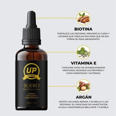 Serum UP fortalecedor de pestañas y Cejas - 30ml